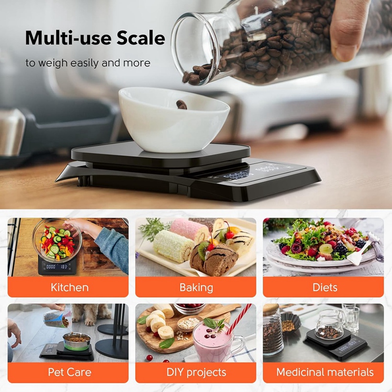 Scale Drip Timer - مقياس القهوة الرقمي ABXF-1 قطعة مع