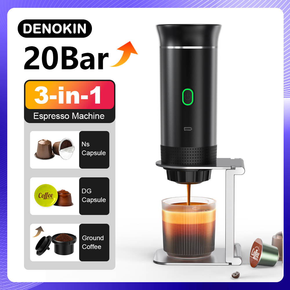 Hero Coffee Equipment - ماكينة قهوة اسبريسو كهربائية محمولة لاسلكية
