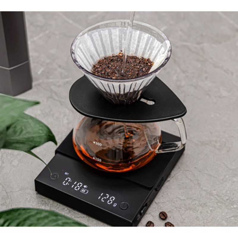 ميزان قهوة EYFL-أسود بدقة 0.1  - مراجعة Scale Drip Timer وسعره