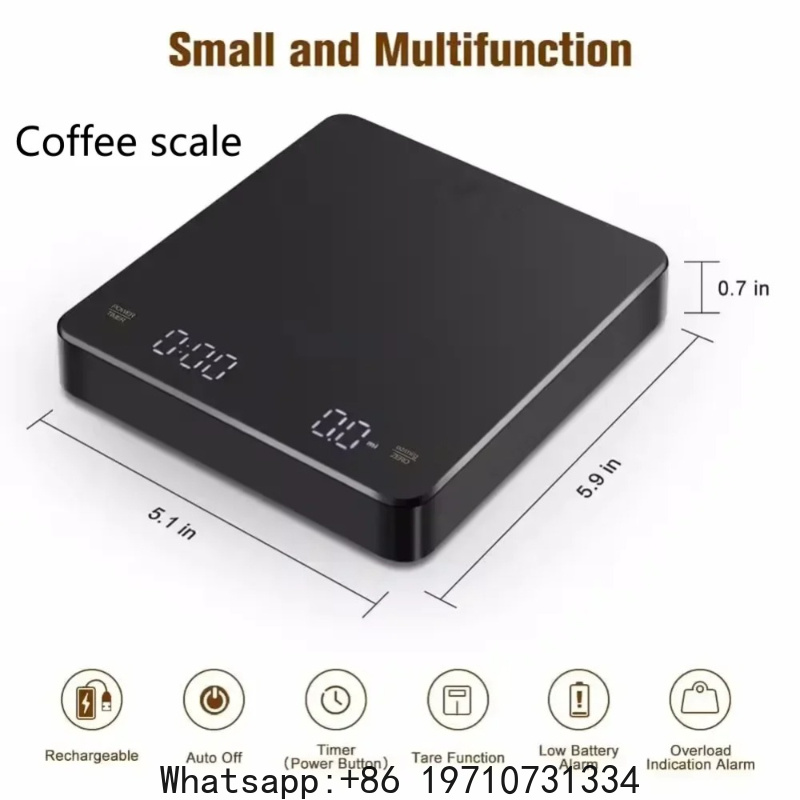 ميزان قهوة إسبريسو رقمي جديد م - مراجعة Scale Drip Timer وسعره