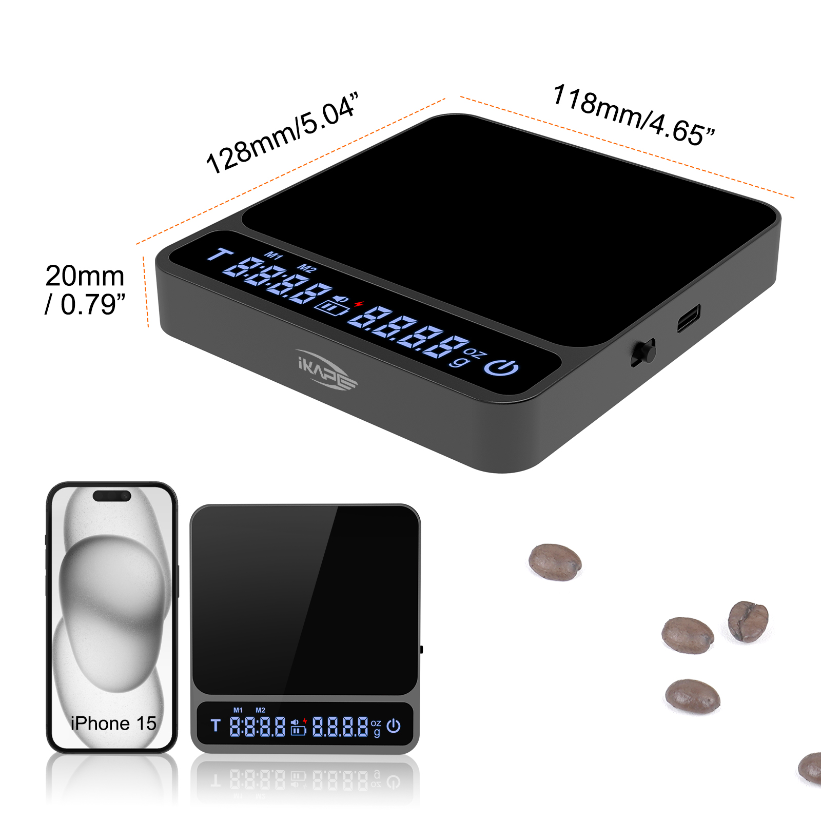 ميزان قهوة IKAPE V2، موازين إس - مراجعة Scale Drip Timer وسعره