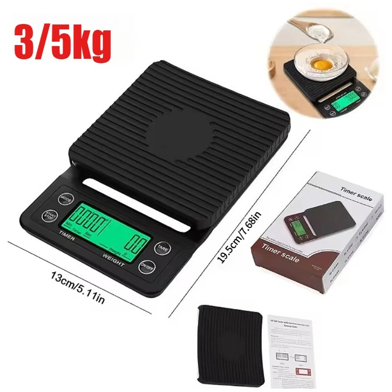 أدوات مطبخ: ميزان قهوة رقمي مت - مراجعة Scale Drip Timer وسعره