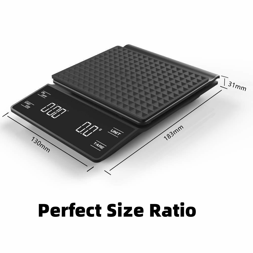 ميزان قهوة رقمي متعدد الوظائف  - مراجعة Scale Drip Timer وسعره