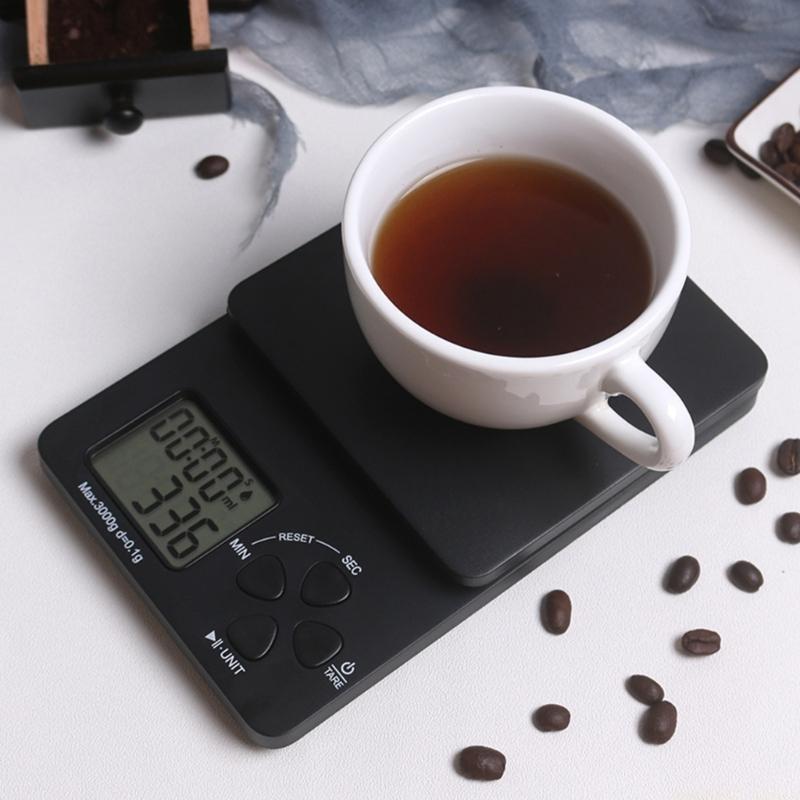 ميزان قهوة D0AB مزود بمؤقت ومق - مراجعة Scale Drip Timer وسعره
