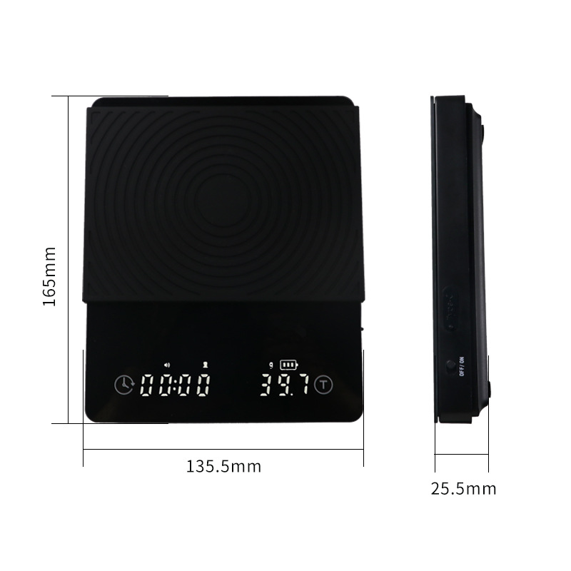 ميزان مطبخ رقمي جديد لقياس الق - مراجعة Scale Drip Timer وسعره
