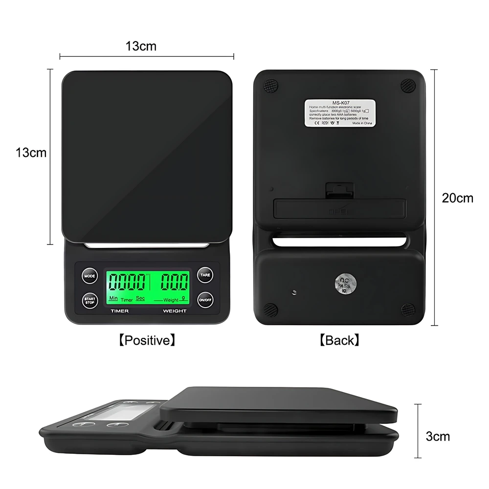 ميزان تنقيط القهوة 3/5 كجم، مي - مراجعة Scale Drip Timer وسعره