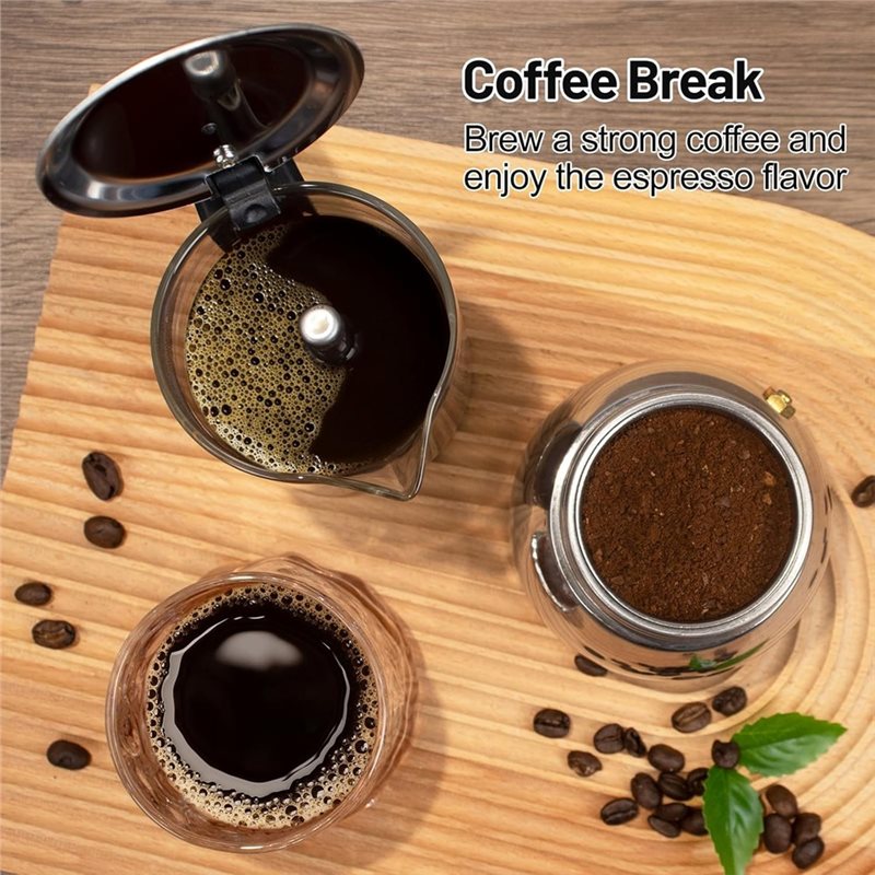 وعاء موكا زجاجي شفاف من ABUI ب - مراجعة Hero Coffee Equipment وسعره